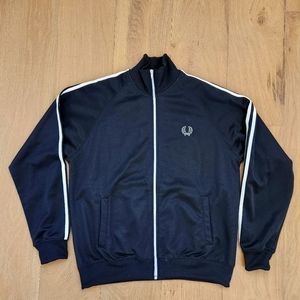 Fred Perry Black Track Jacket